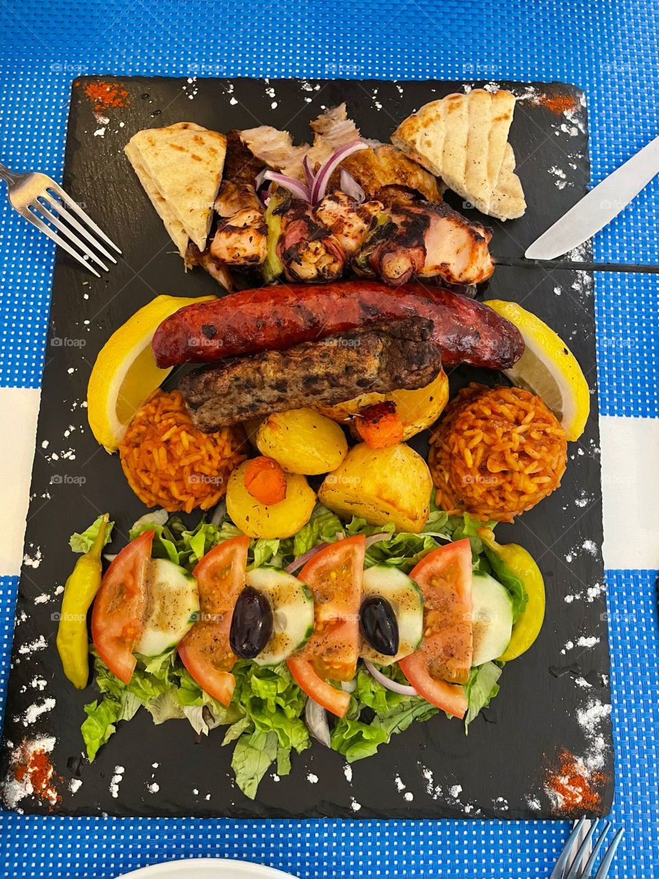 comida árabe, marroquina