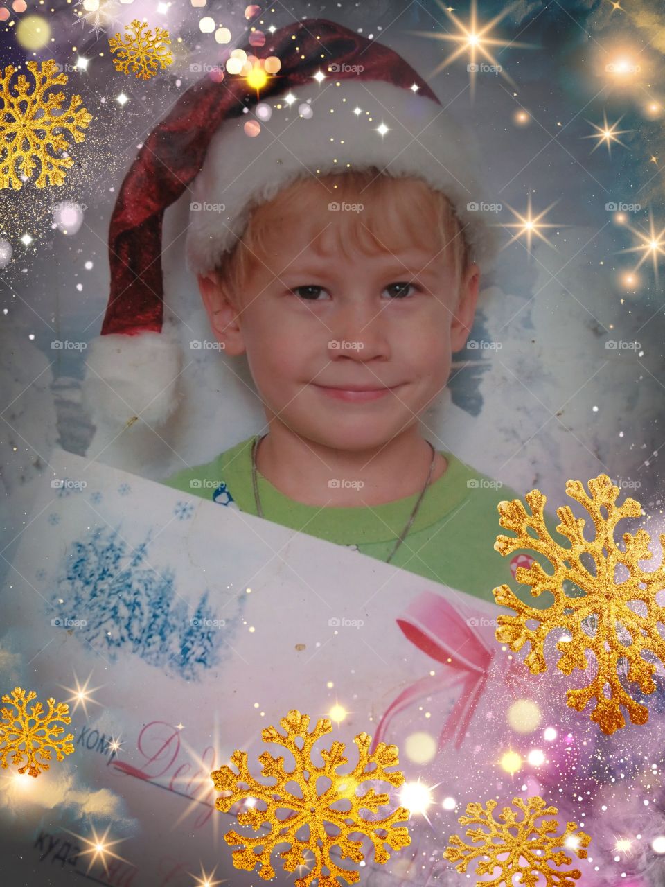 Новогодняя открытка.