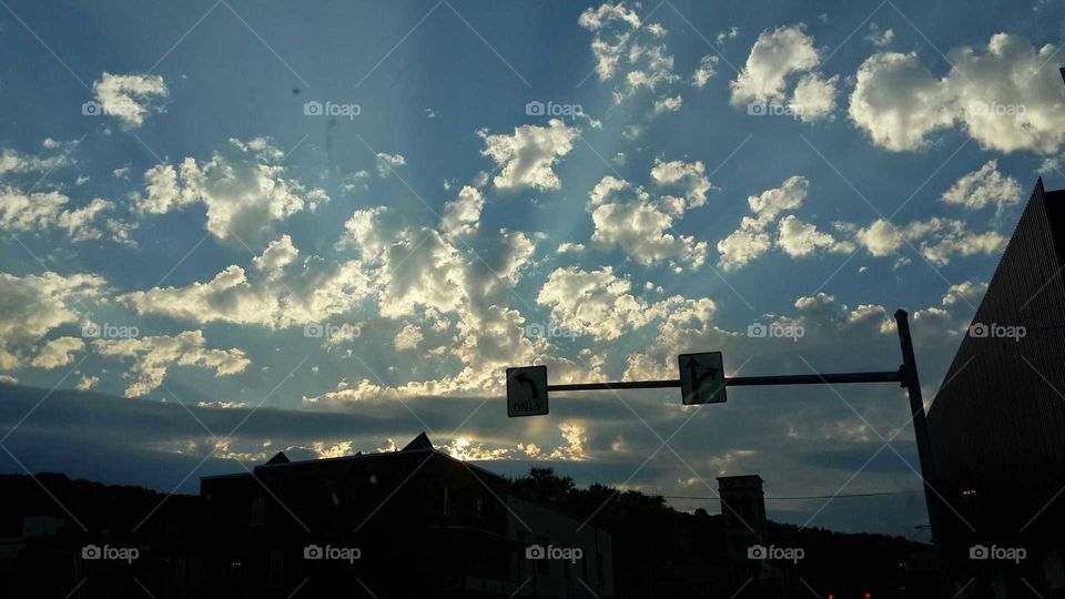 The end of a day at my hometown.