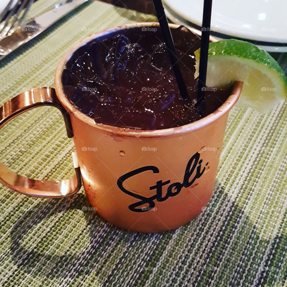 stoli Moscow mule