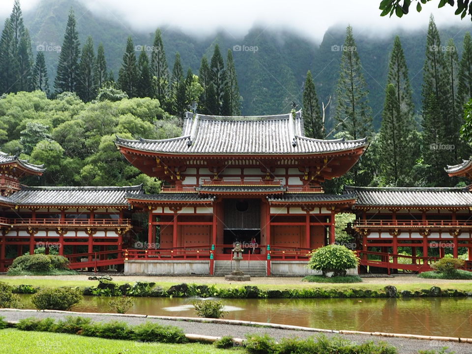 Byodo-In Temple. Visiting the spirits at Valley of the Temples today. 