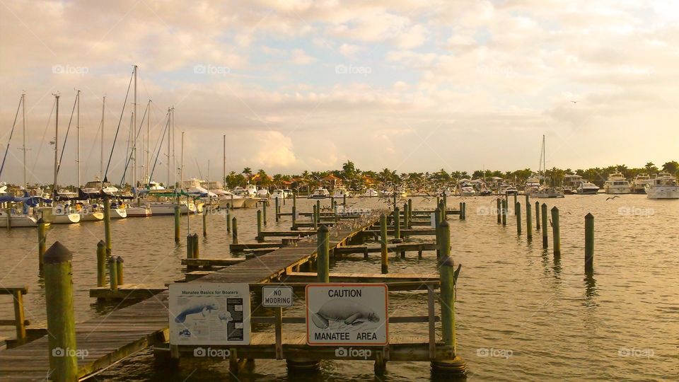 Water, No Person, Sunset, Dawn, Pier