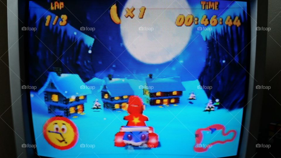Diddy Kong Racing- Frosty Village