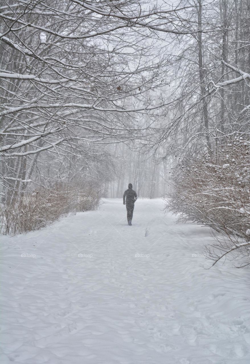 person running winter park