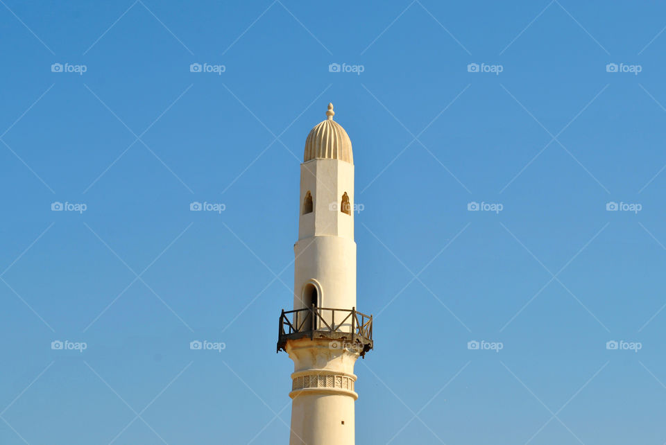 Al Khamis mosque in the nice blue clear sky