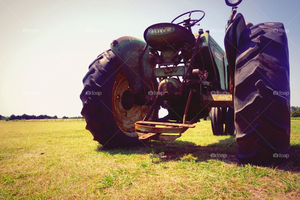 Tractor Rear View