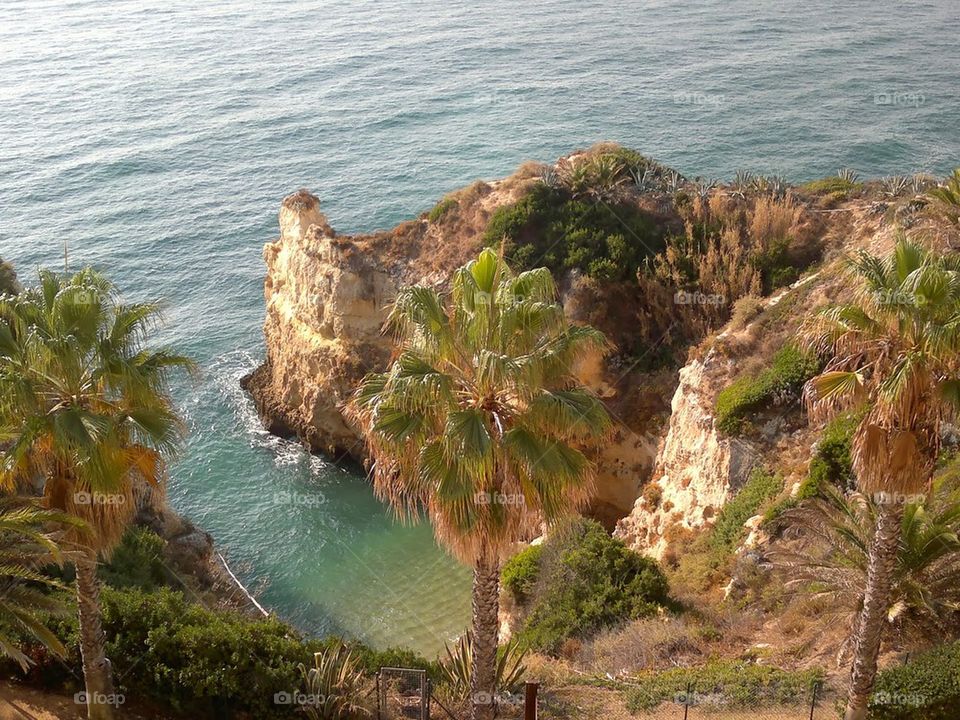 small beach in Algarve