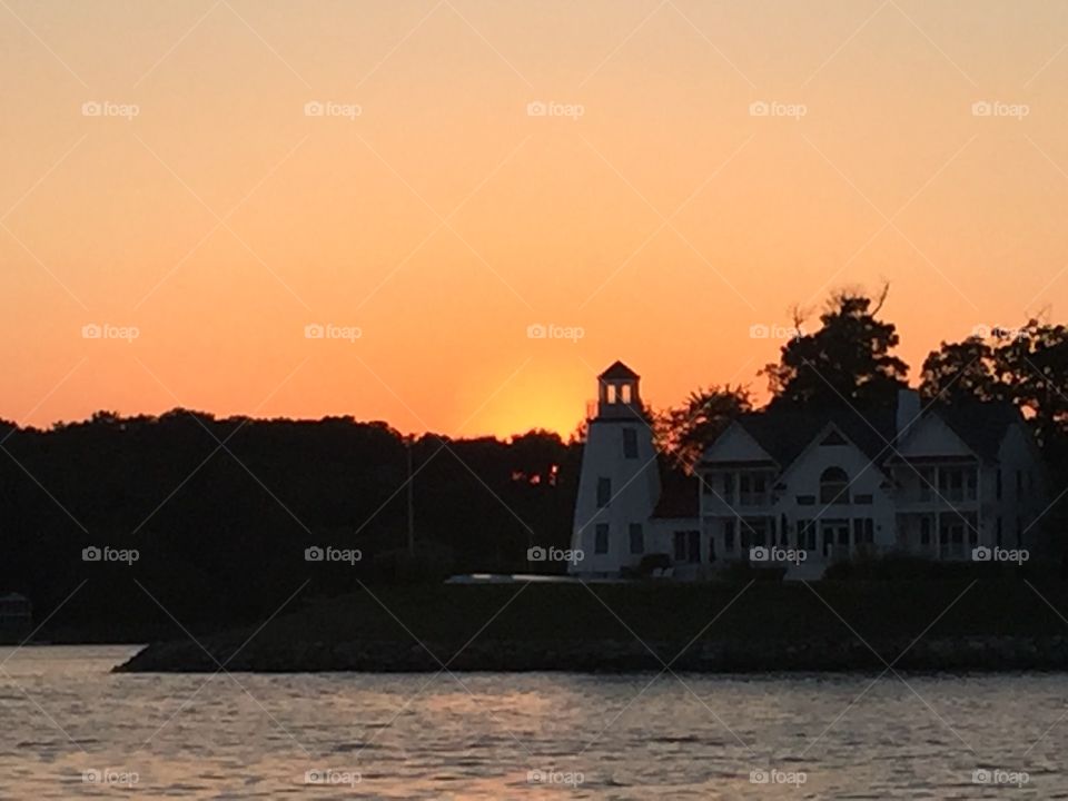 Sunset and Lighthouse