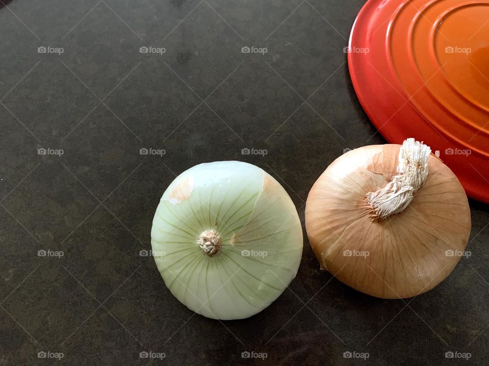 How are onions on camera 