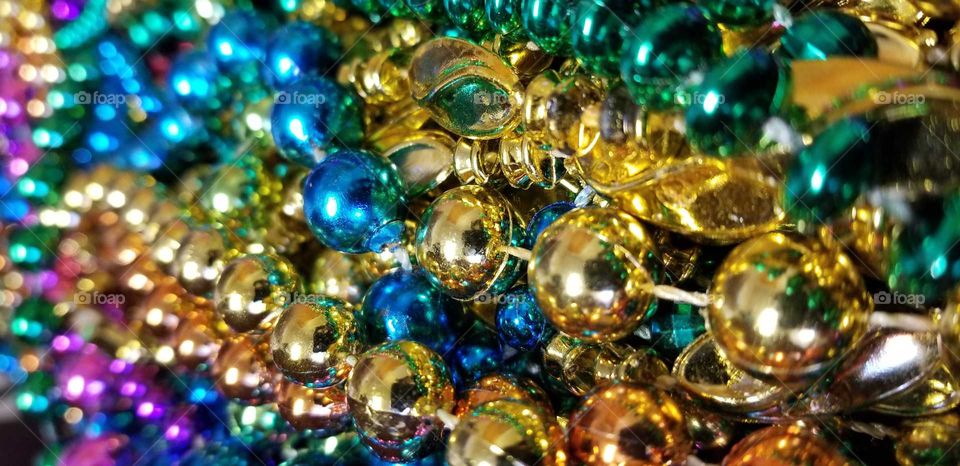 Mardi Gras beads