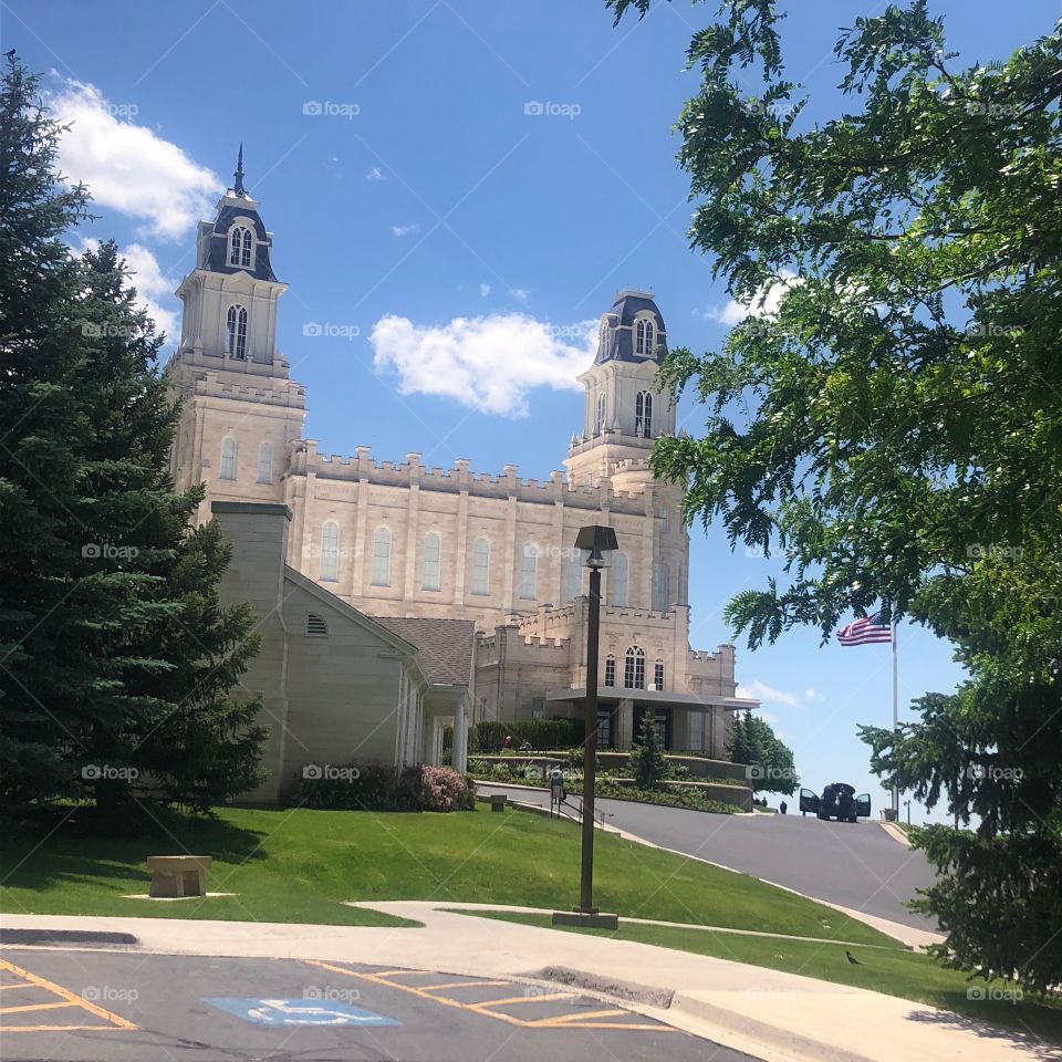 Timpanogus Temple In Utah.