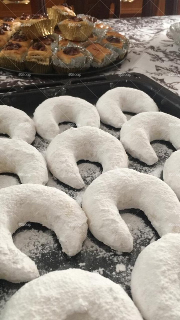 Sugar on top of the Charak, like a final touch