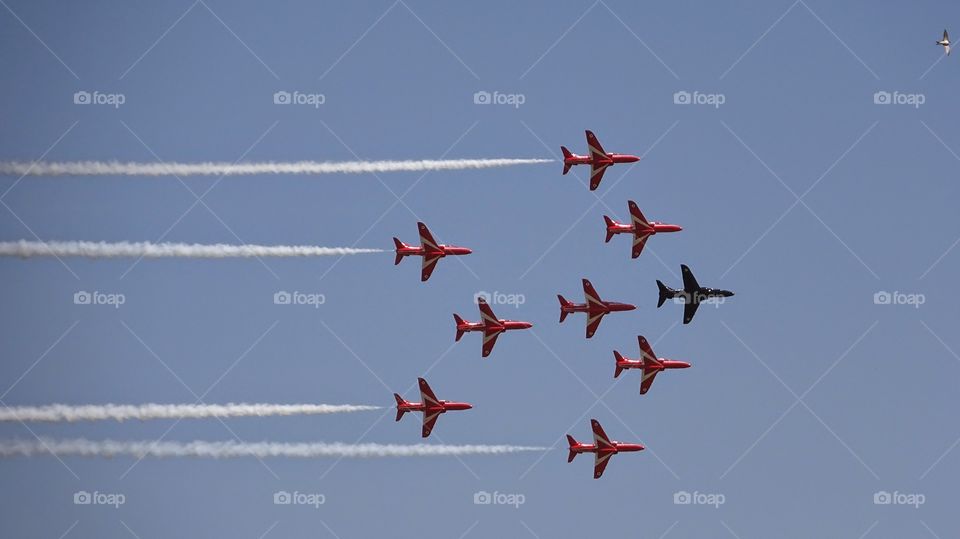 Red arrows
