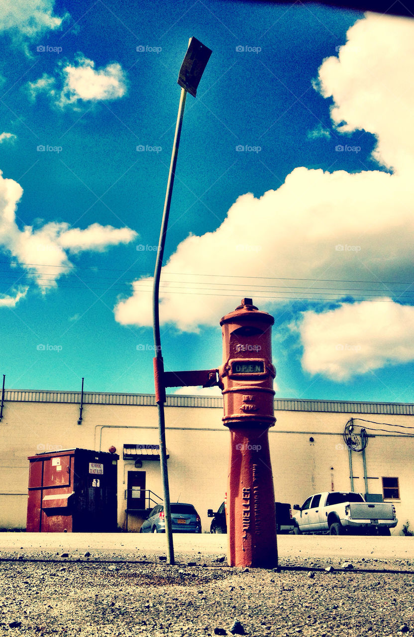 snow sky blue clouds by -30-