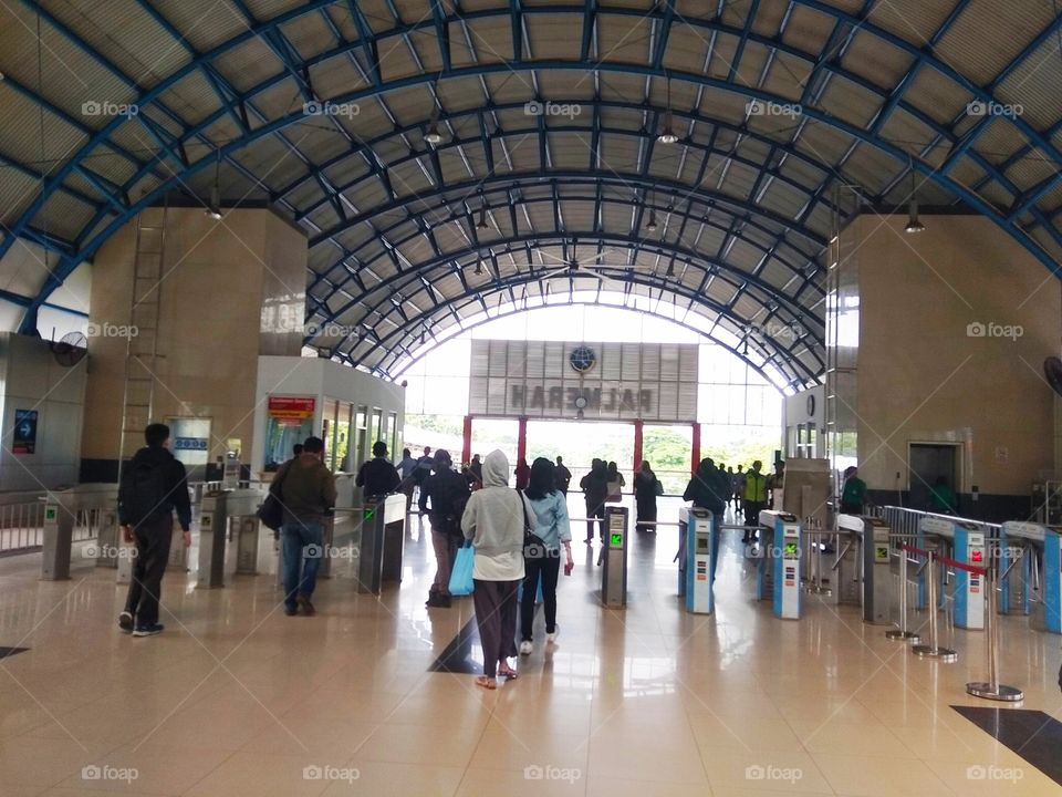 Palmerah Railway Station, Jakarta Indonesia