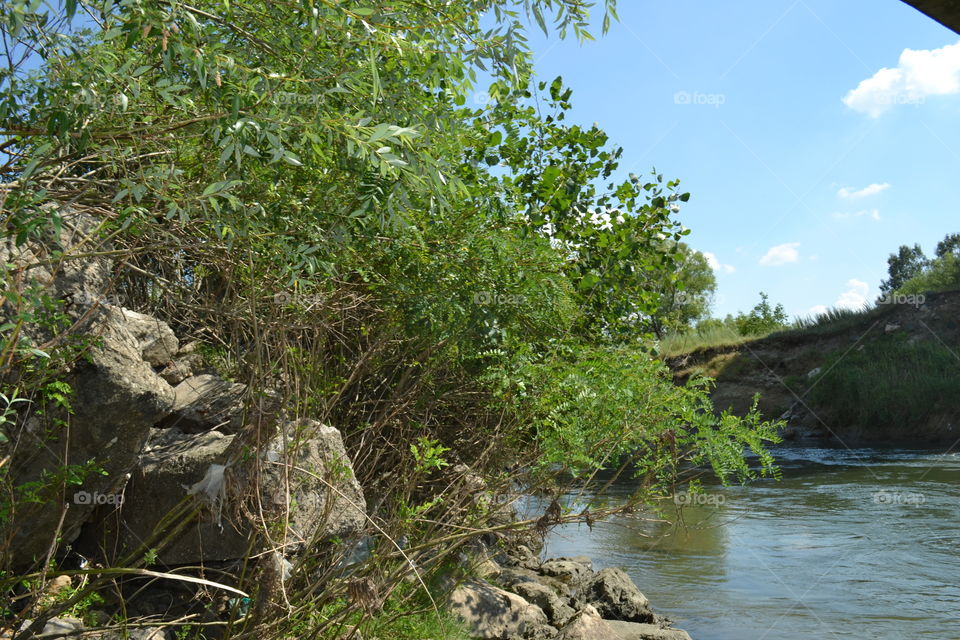 scenic running river