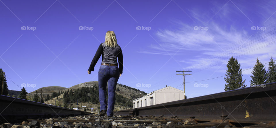 Walking down the tracks
