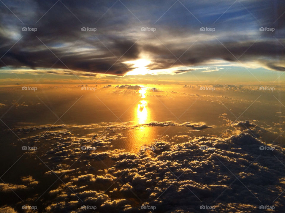ocean sunset clouds sun by johnsscryan
