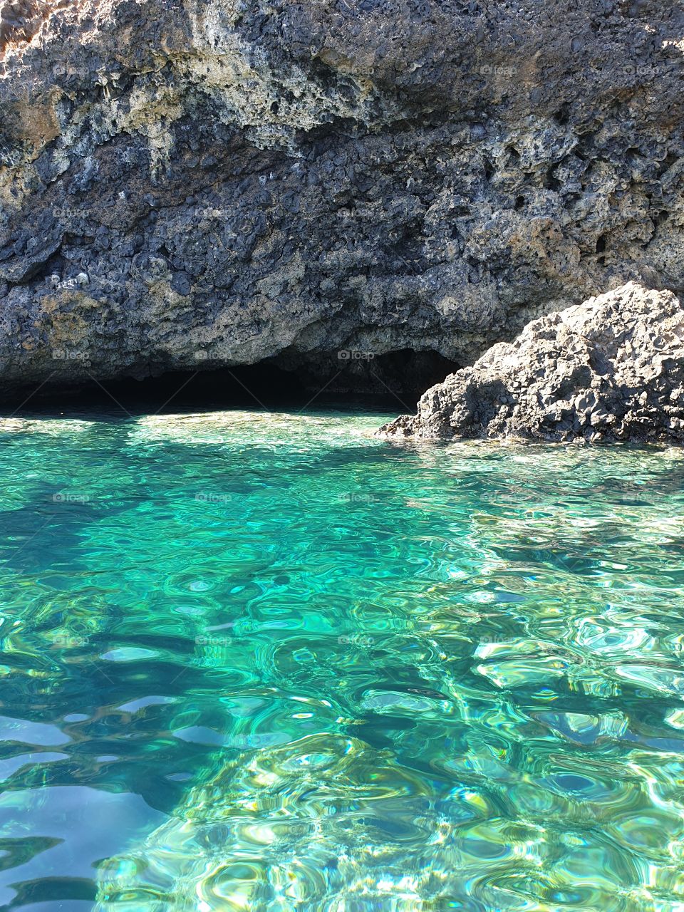 Crystal clear sea