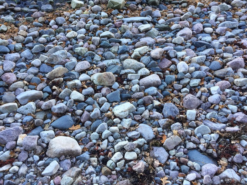 Stones by the sea