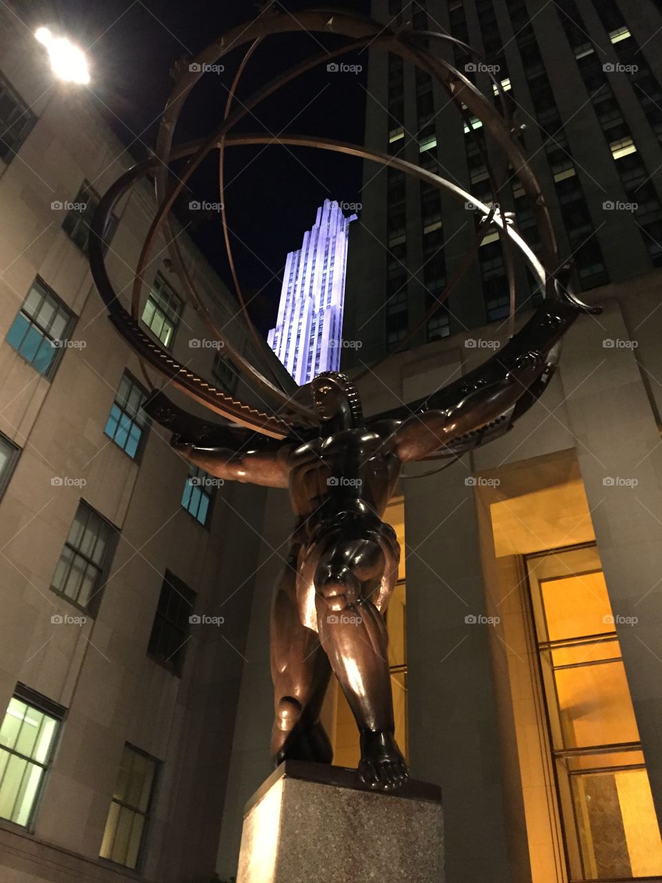 Rockefeller Center in New York City.  