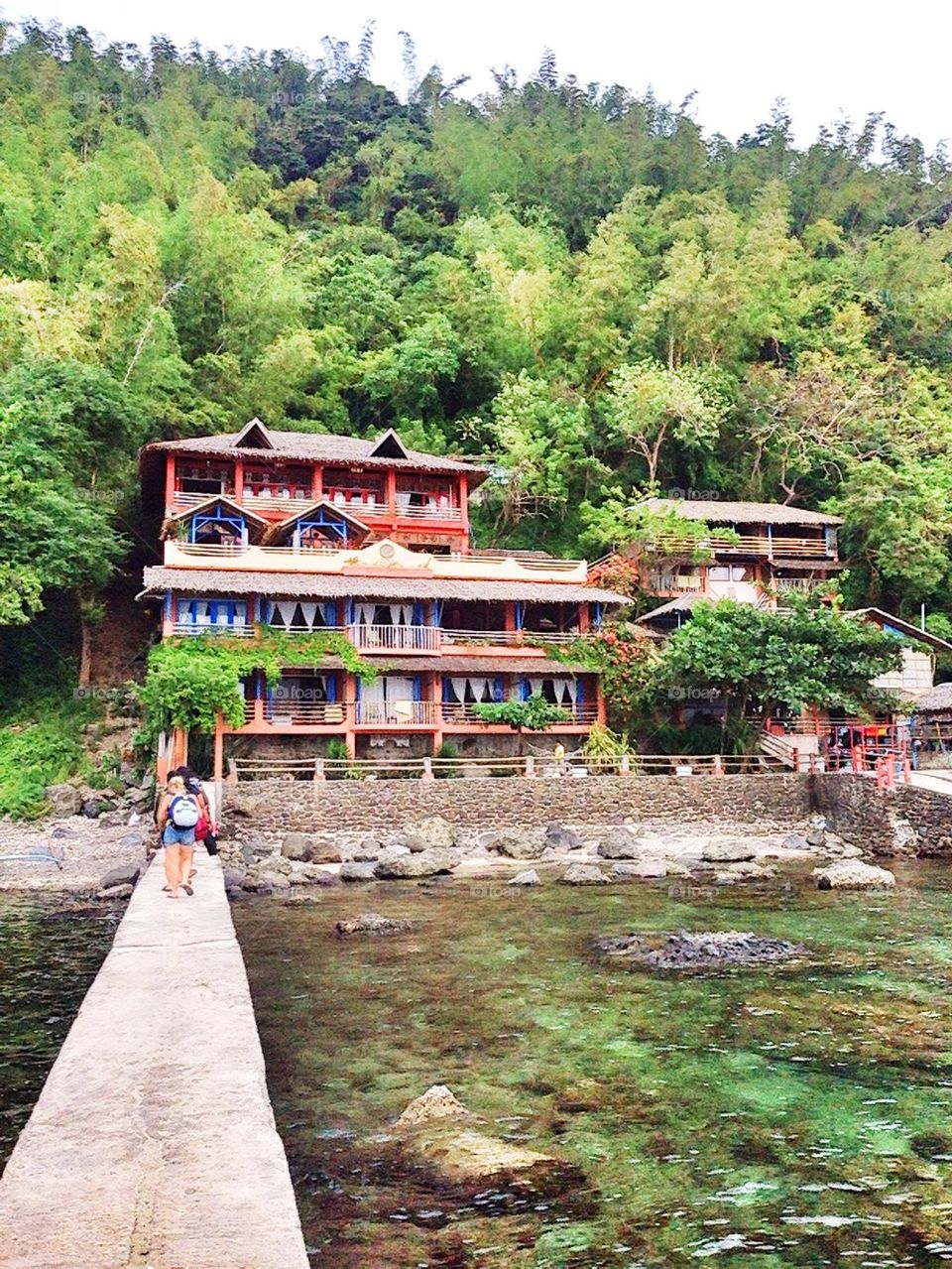 House by the cliff