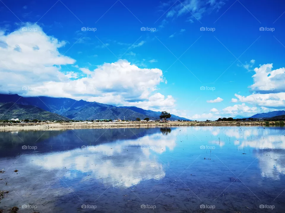 Taitung - tourist area in eastern Taiwan.  Taitung has a lot of farmland surrounded by mountains