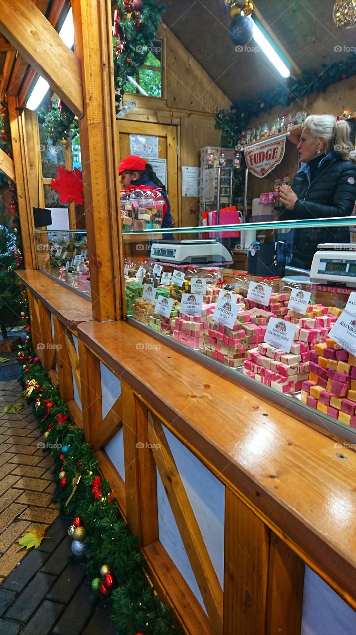 Fudge stall