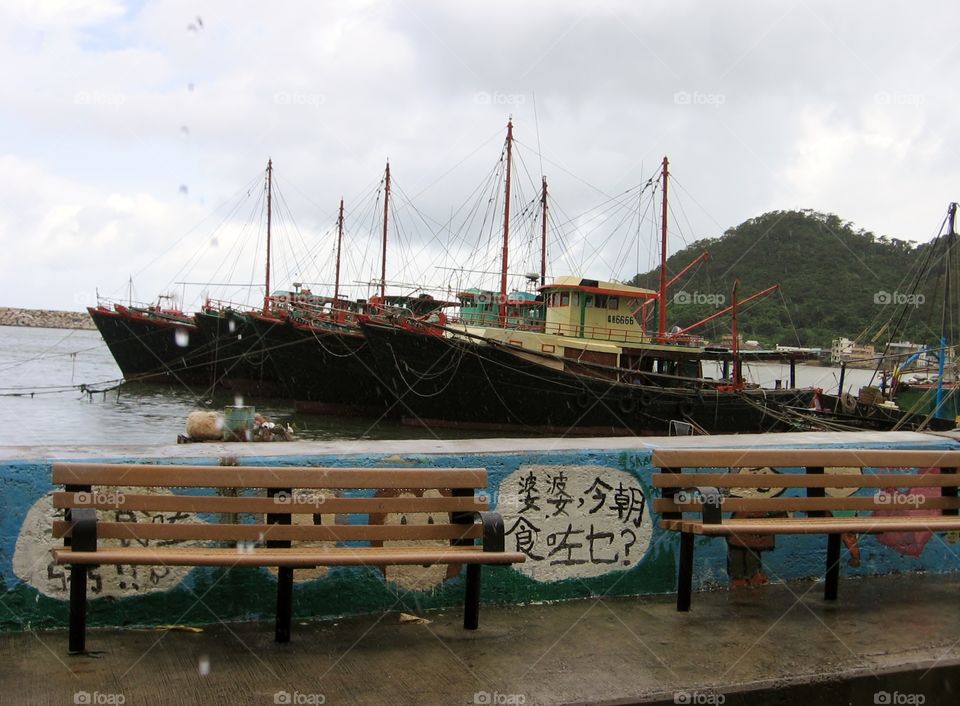 Maritime. Boats at Tai O