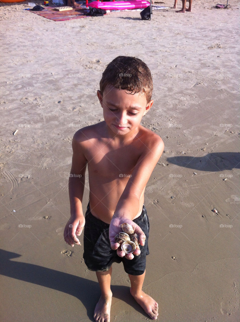 sand kid boy sea by oriland123