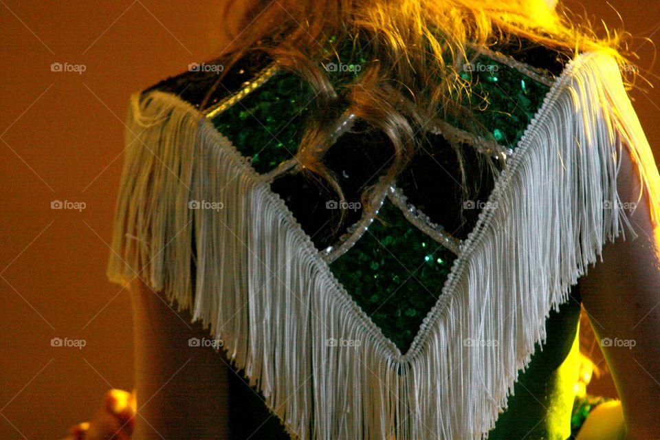 Drill team uniform overlay