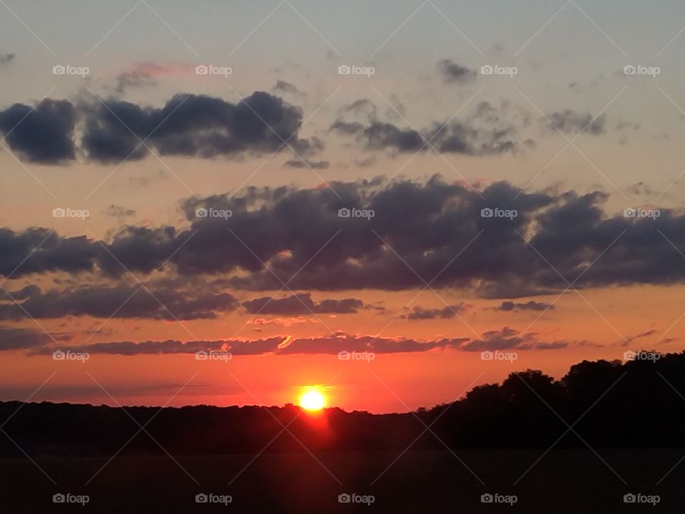 Cloudscape sunset