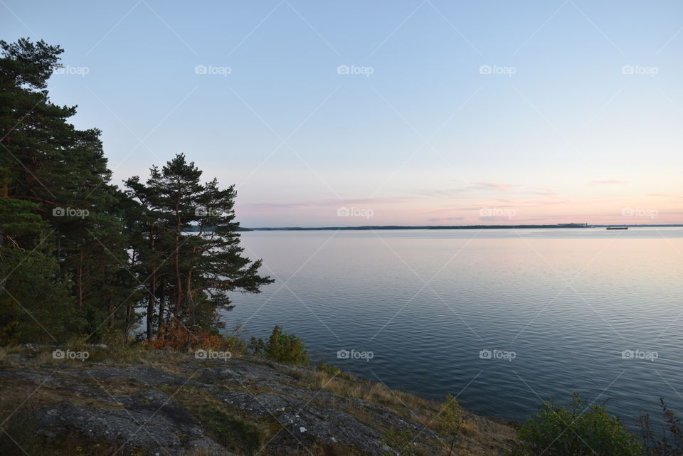 Sunset, Kolmården, Östergötland,Sweden