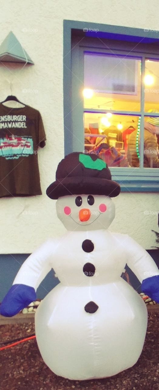 snowman Schneemann Weihnachten Christmas fenster Windows