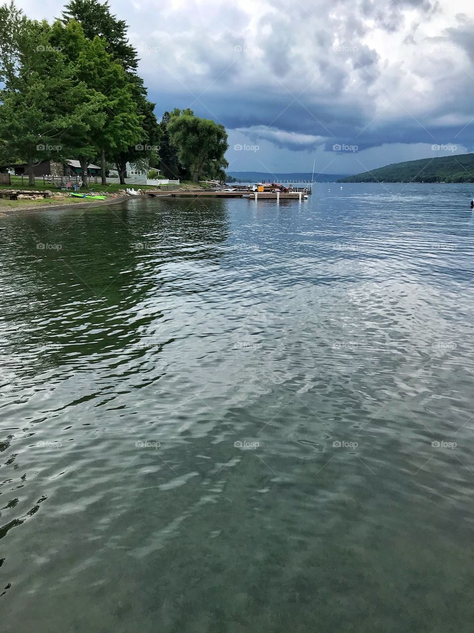 Storm on the lake
