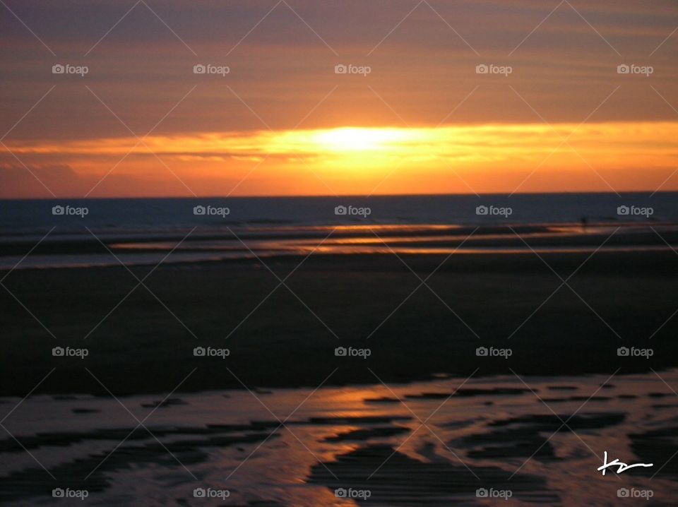 Sunrise, sea of Cortez, San Felipe, Mexico 