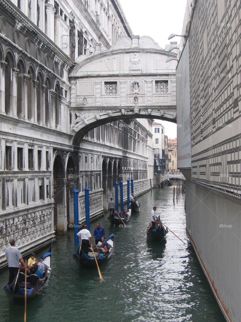 Bridge of Sighs. The Bridge of Sighs in Venice was the route taken by convicted criminals from the Doge's Palace to their prison cell.  The tiny grill-covered windows were the prisoner's last chance to glimpse the outside world.