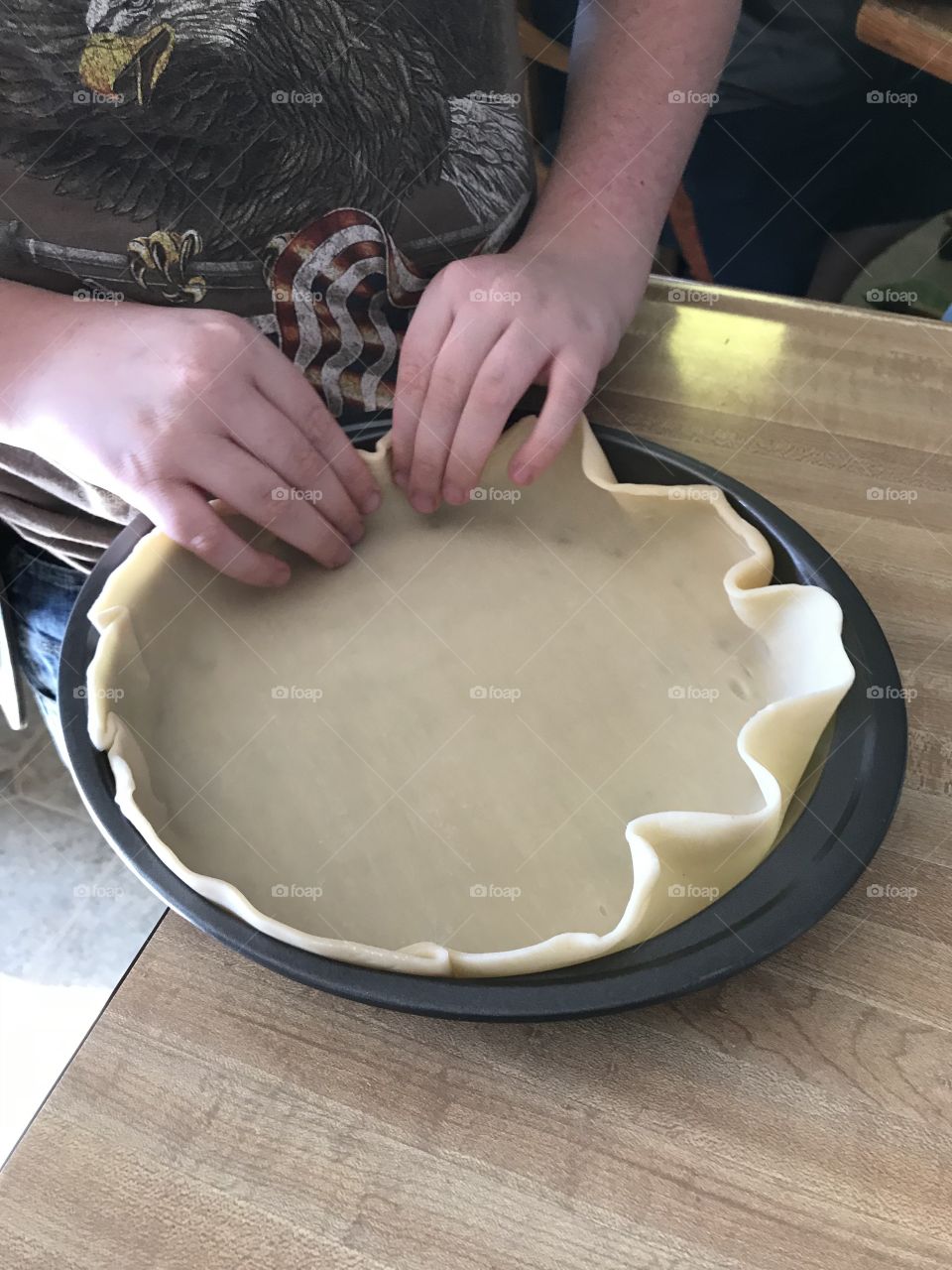 Making pies