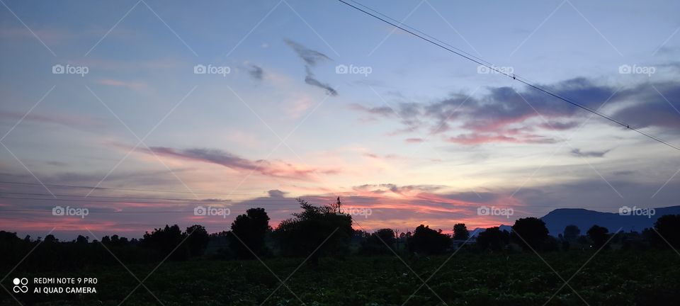 The sun looks Beautiful