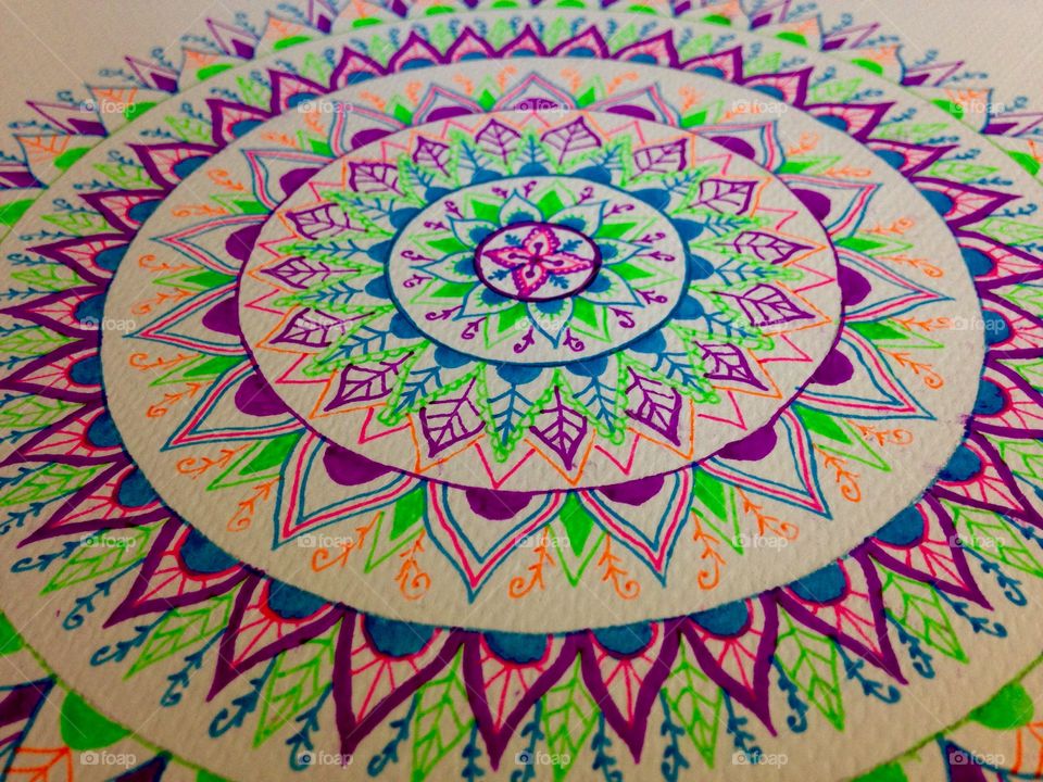 Colorful mandala 