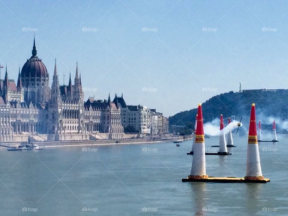 Air Race. Enjoying watching the Red Bull Air Race whilst on a city break in Budapest ...