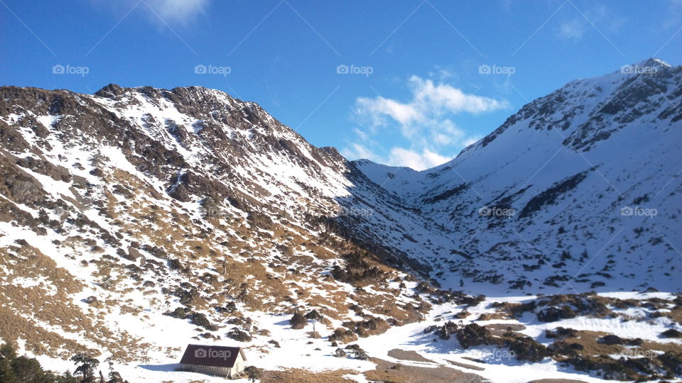 The glacial valley in Nanhu Mountain