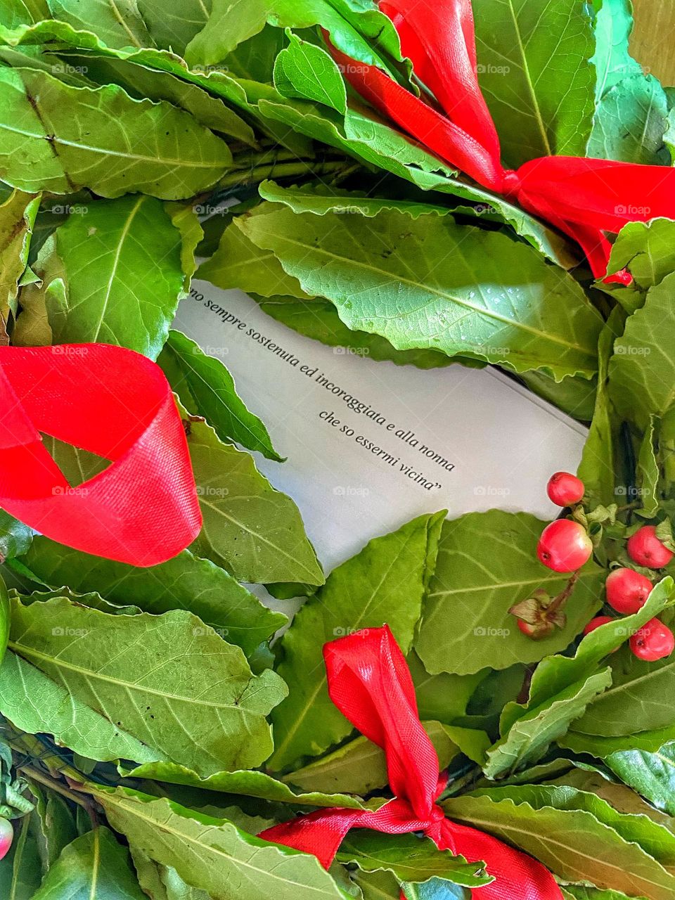 Red and green, complementary colors 