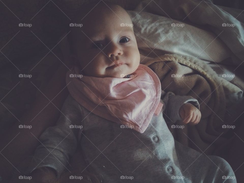 Beautiful baby portrait 
