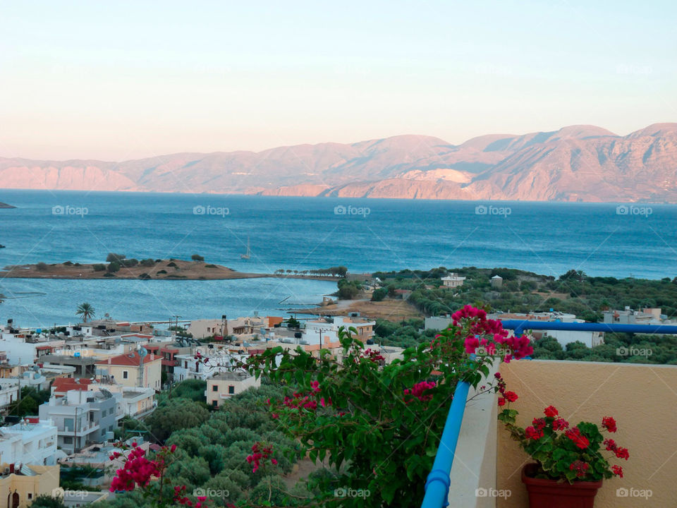 mountain sea view bay by hirsute