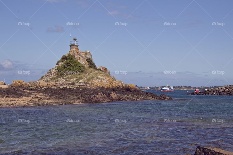 lighthouse on the island of island