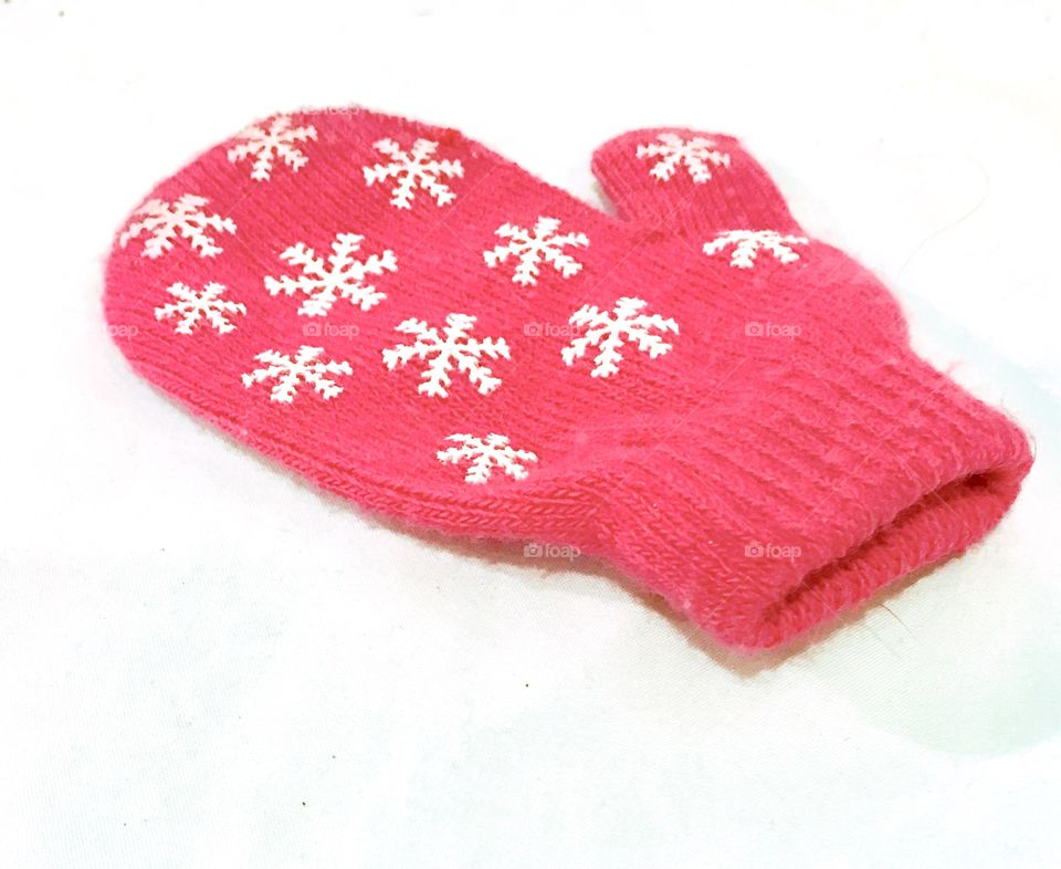 One Pink Mitten