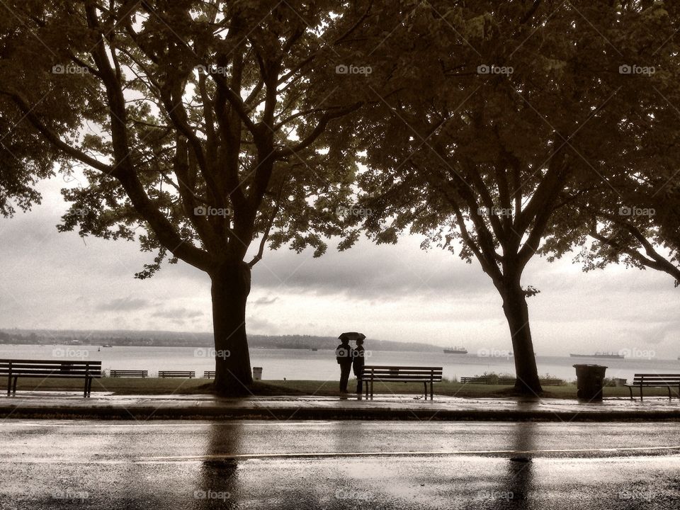 In Vancouver we watch the sunsets even in the rain. 