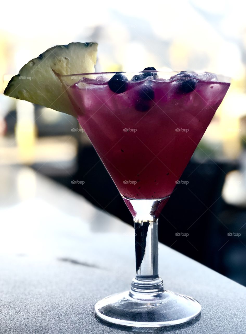 Pomegranate Blueberry Margarita 