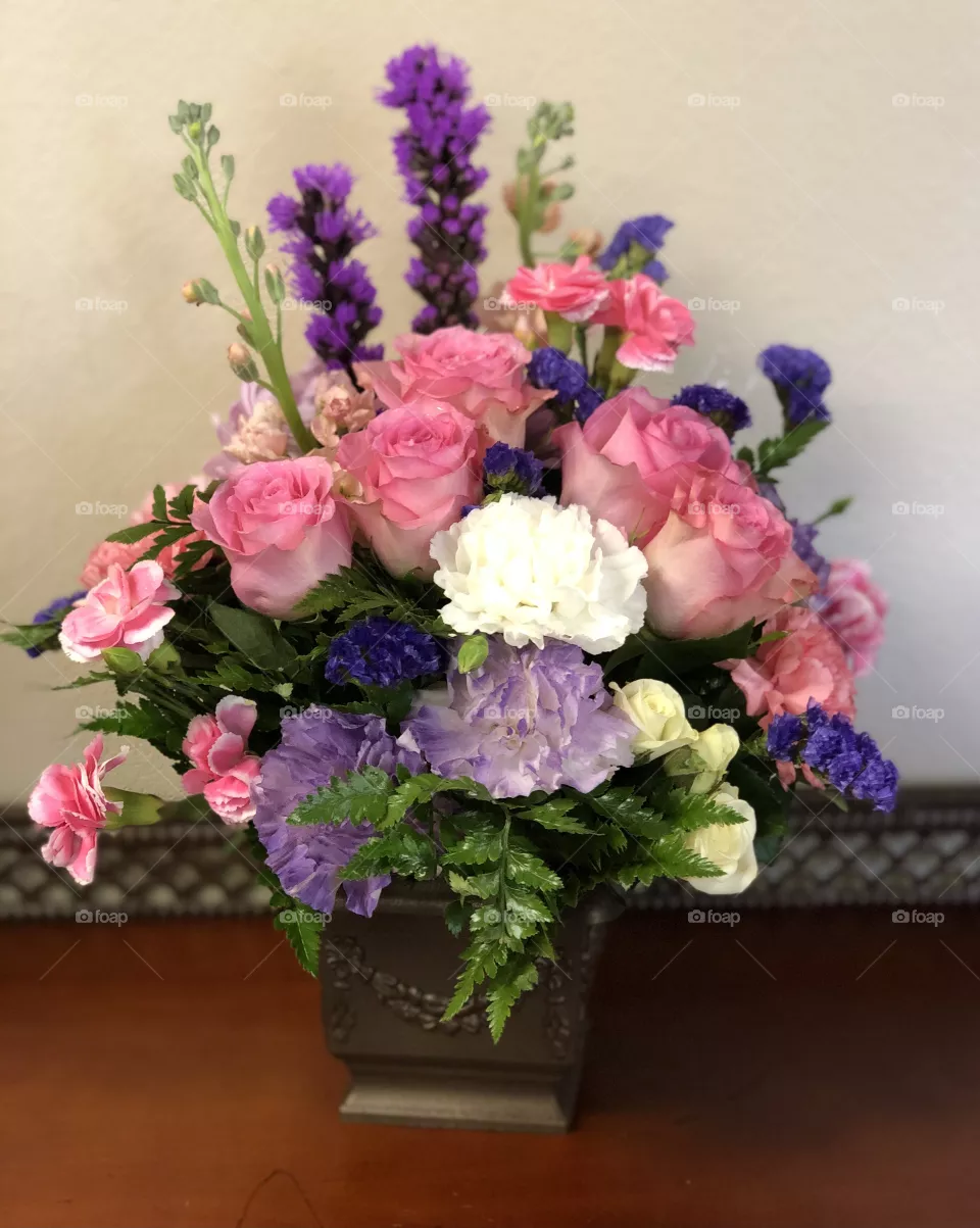 Pink and purple 